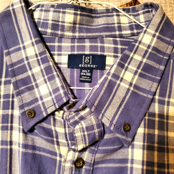 3XL George Dress Shirt - Picture 2 of 2